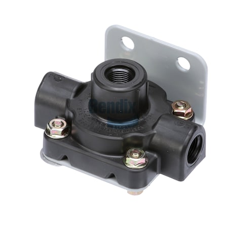 Bendix Valve, Quick Release, Brake, Qrn, 3/8 Supply, 3/8 Del, 1 Max, 0.34 Holes 802743